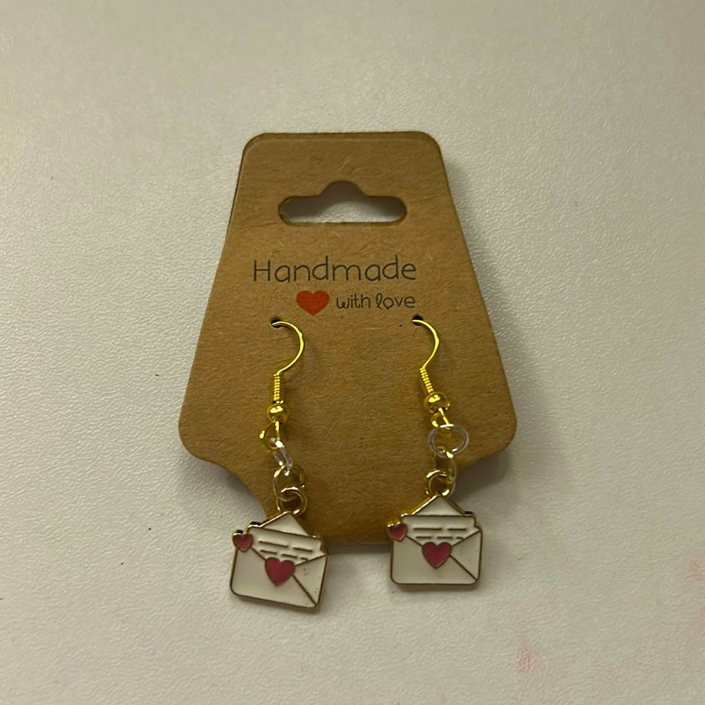 Envelope earrings